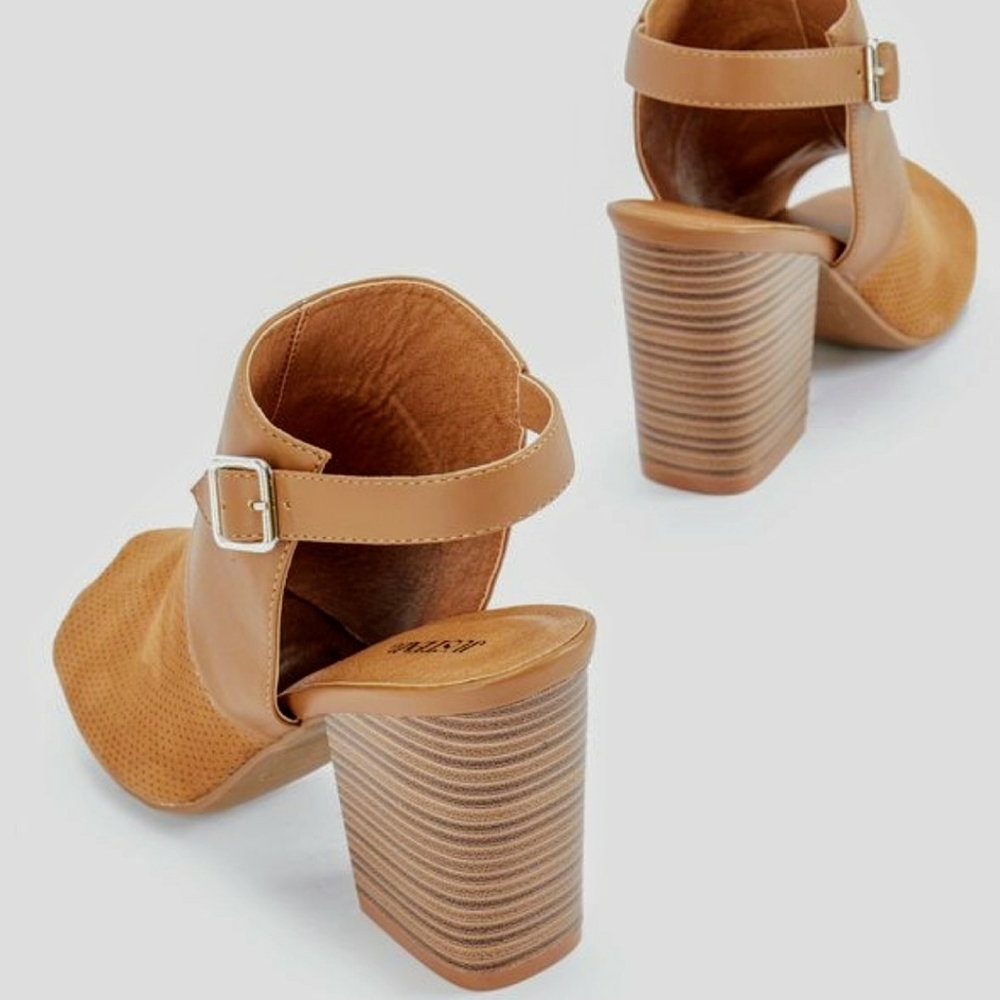 JustFab Peep-Toe Sandals